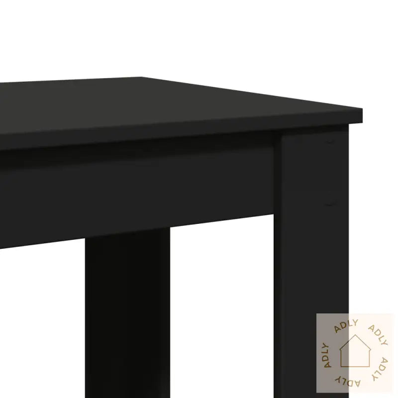 Barbord Svart 102X50X103,5 Cm Konstruert Tre