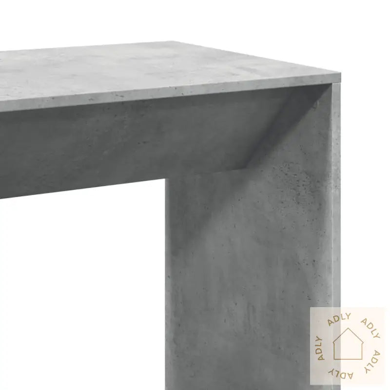 Barbord Betonggrå 102X50X103,5 Cm Konstruert Tre