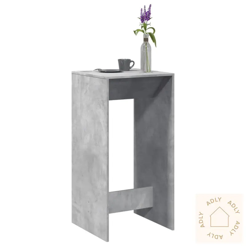 Barbord Betonggrå 51X50X103,5 Cm Konstruert Tre