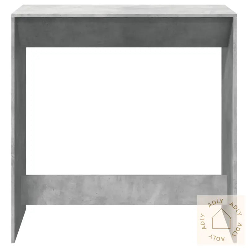 Barbord Betonggrå 102X50X103,5 Cm Konstruert Tre