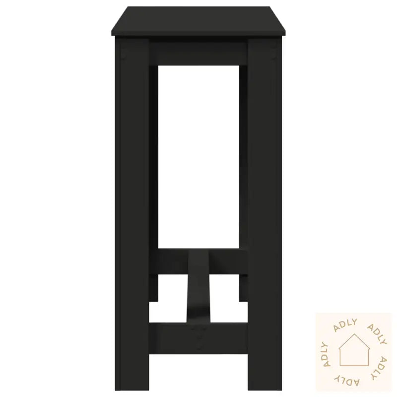 Barbord Svart 102X50X103,5 Cm Konstruert Tre