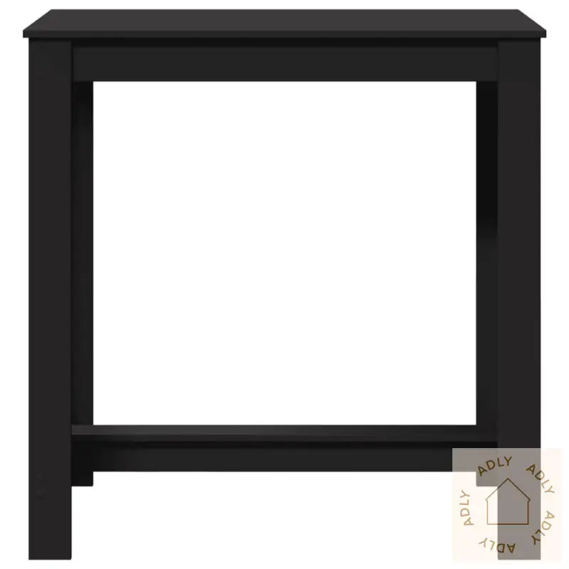 Barbord Svart 102X50X103,5 Cm Konstruert Tre