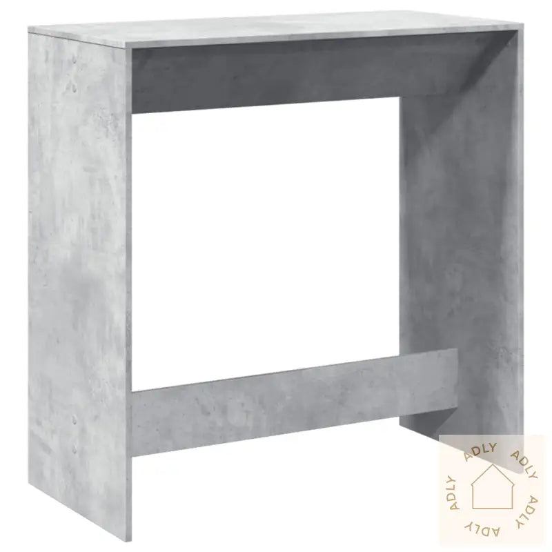 Barbord Betonggrå 102X50X103,5 Cm Konstruert Tre