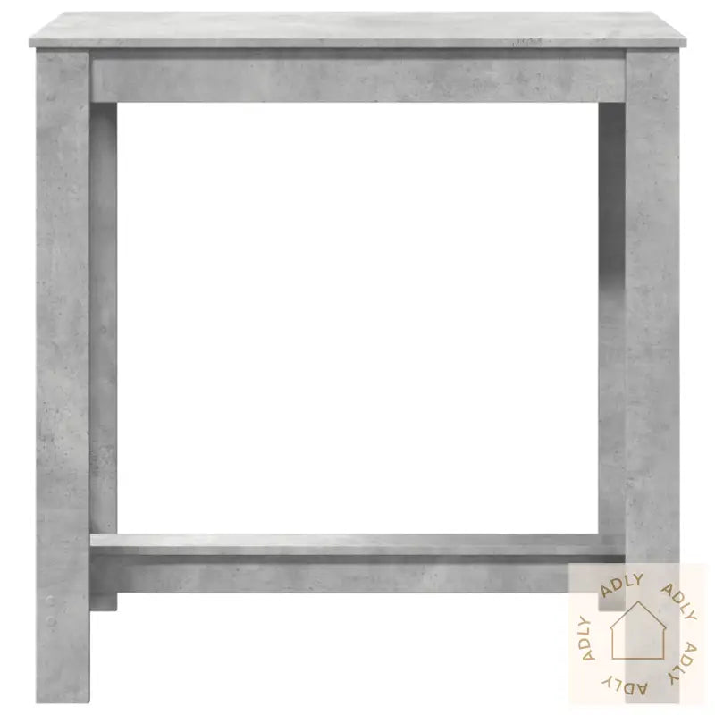Barbord Betonggrå 102X50X103,5 Cm Konstruert Tre