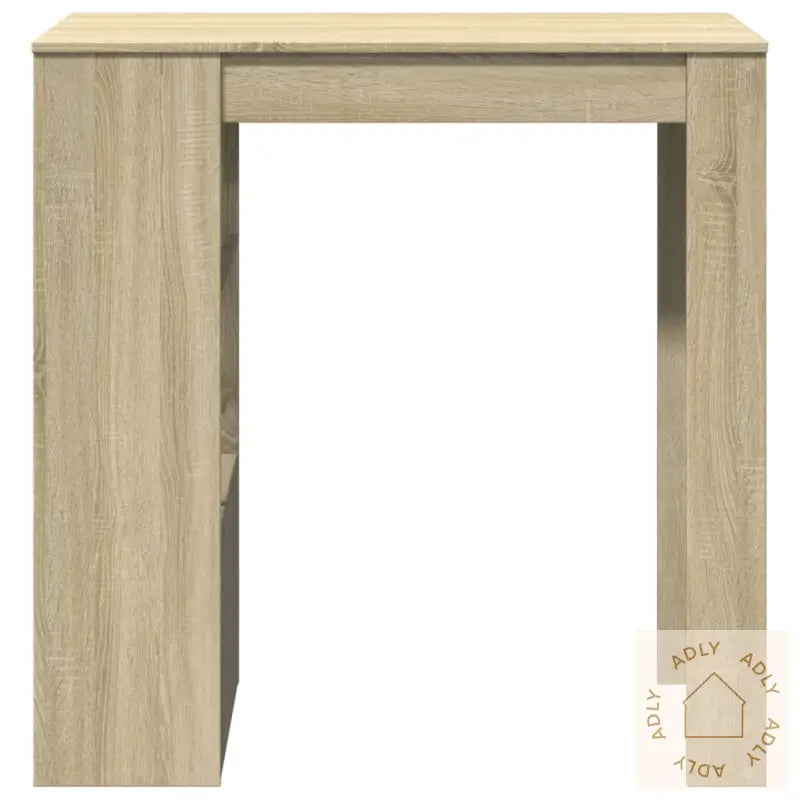 Barbord Med Stativer Sonoma Eik 102X50X103,5 Cm Konstruert Tre