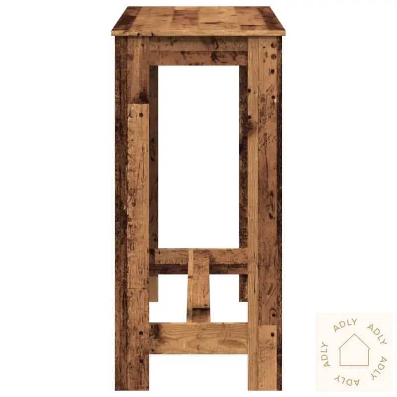 Barbord Gammelt Tre 102X50X103,5 Cm Konstruert Tre