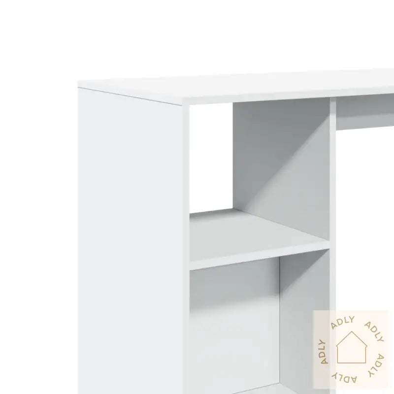Barbord Med Hylle Hvit 124X46X103,5 Cm Sponplate