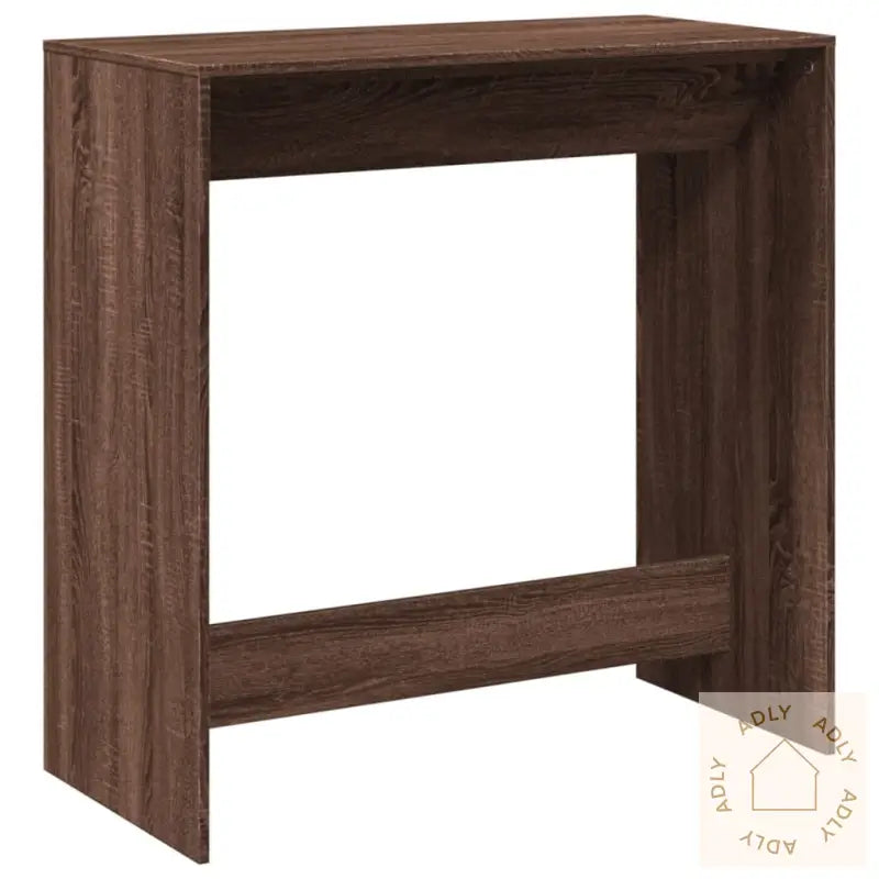 Barbord Brun Eik 102X50X103,5 Cm Konstruert Tre