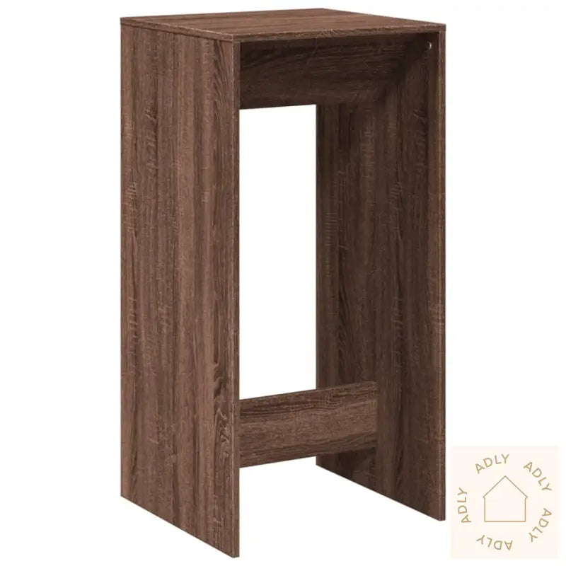 Barbord Brun Eik 51X50X103,5 Cm Konstruert Tre