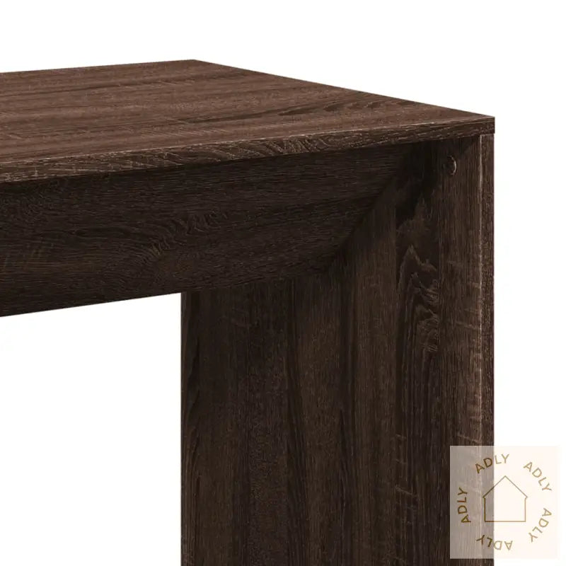 Barbord Brun Eik 51X50X103,5 Cm Konstruert Tre