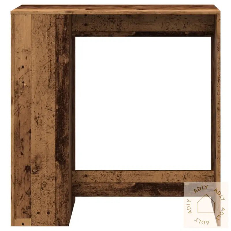 Barbord Med Stativer Gammelt Tre 101X40X103,5 Cm Konstruert Tre