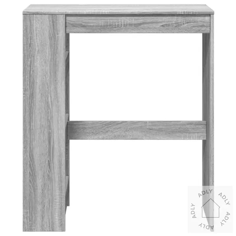 Barbord Med Stativer Grå Sonoma 90X40X103,5 Cm Konstruert Tre