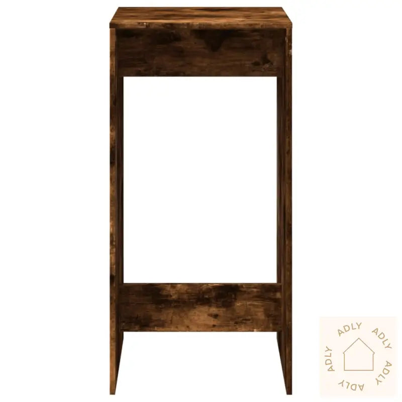 Barbord Røkt Eik 51X50X103,5 Cm Konstruert Tre