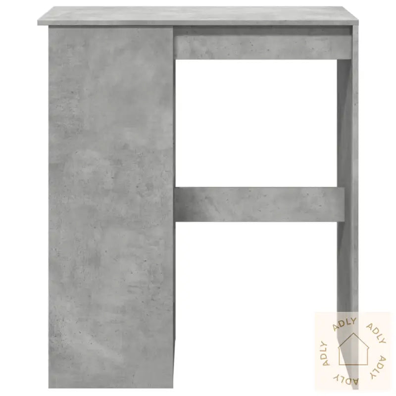 Barbord Med Stativer Betonggrå 90X47,5X103,5 Cm Konstruert Tre