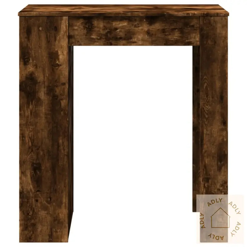 Barbord Med Stativer Røkt Eik 95X47X103,5 Cm Konstruert Tre