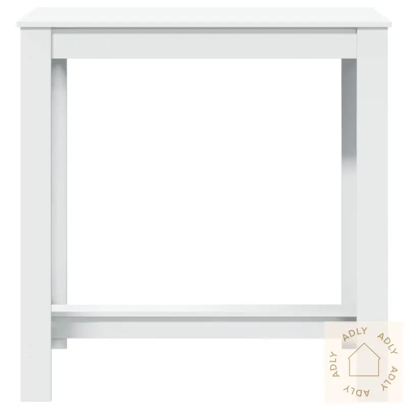 Barbord Hvit 102X50X103,5 Cm Konstruert Tre