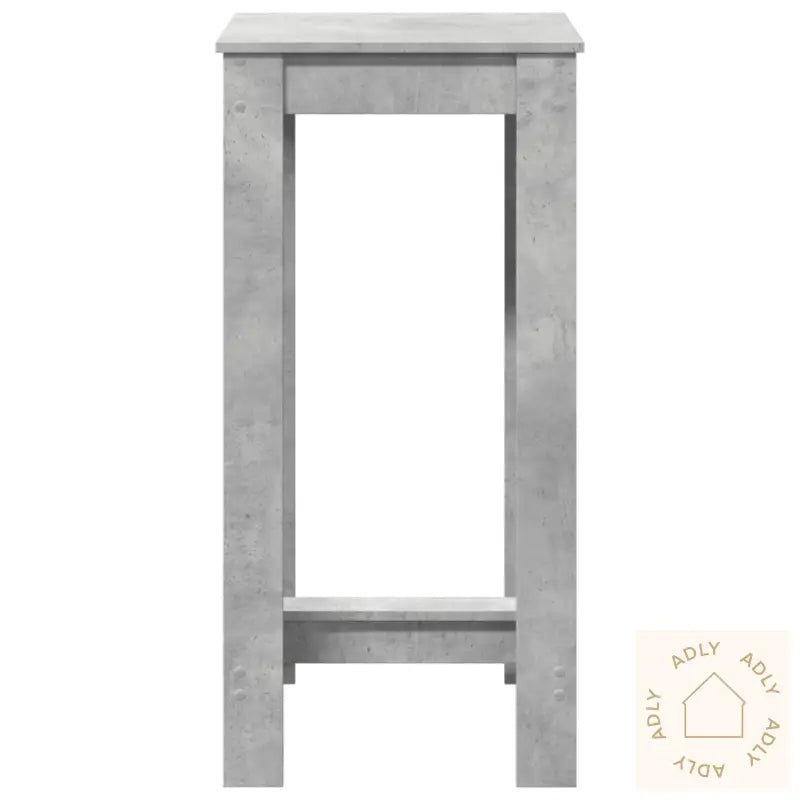 Barbord Betonggrå 51X50X103,5 Cm Konstruert Tre