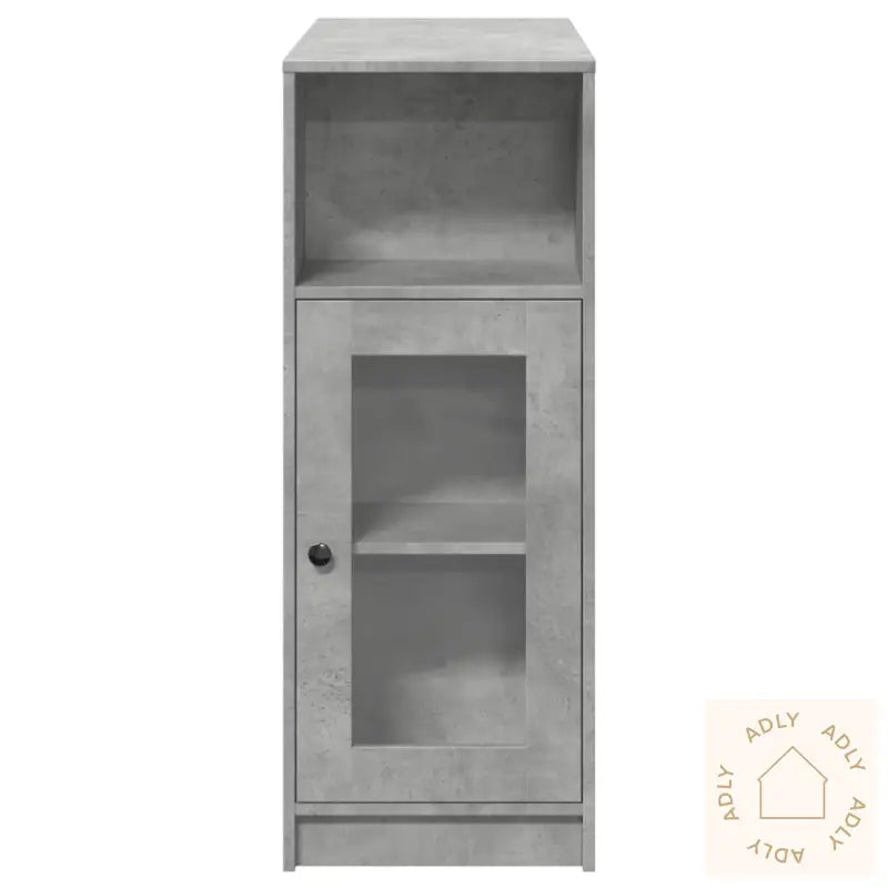 Barbord Med Stativer Betonggrå 101X40X103,5 Cm Konstruert Tre