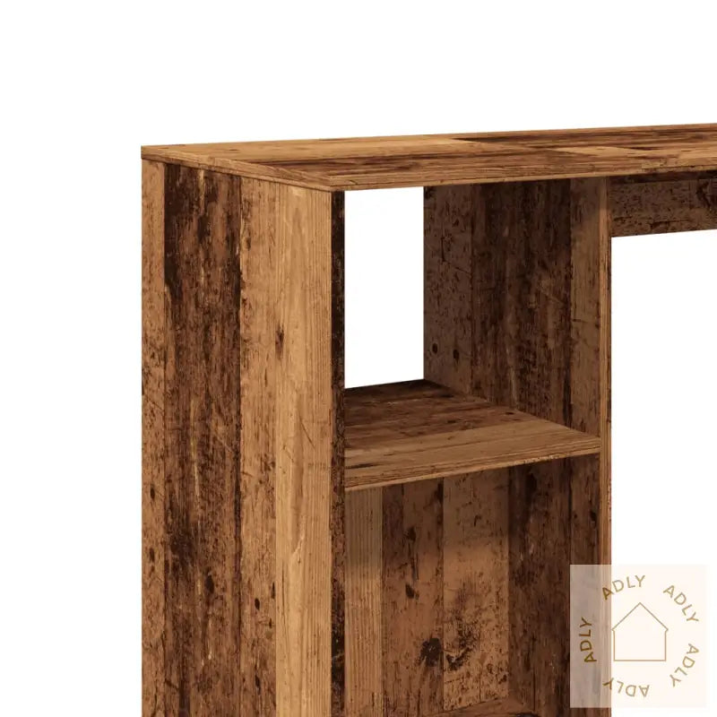 Barbord Med Hylle Gammelt Tre 124X46X103,5 Cm Konstruert Tre