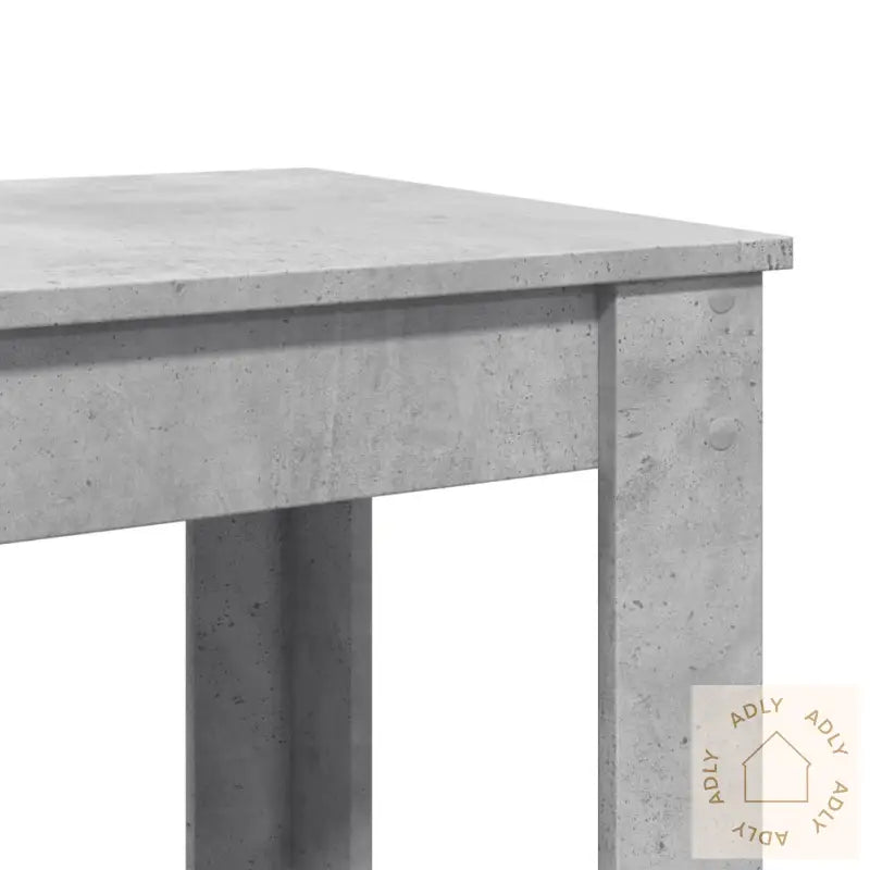 Barbord Betonggrå 51X50X103,5 Cm Konstruert Tre