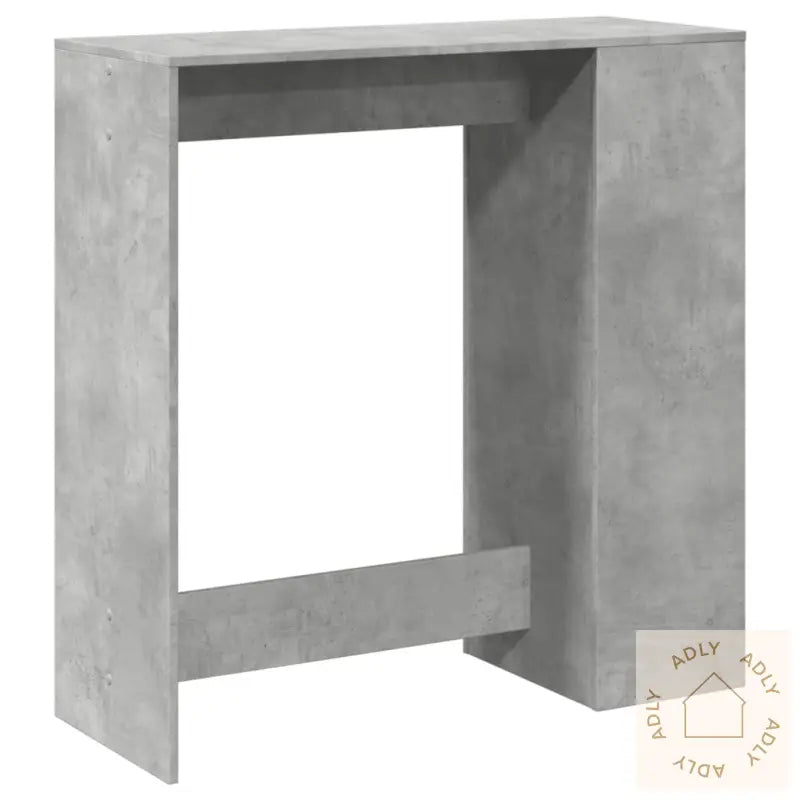 Barbord Med Stativer Betonggrå 101X40X103,5 Cm Konstruert Tre