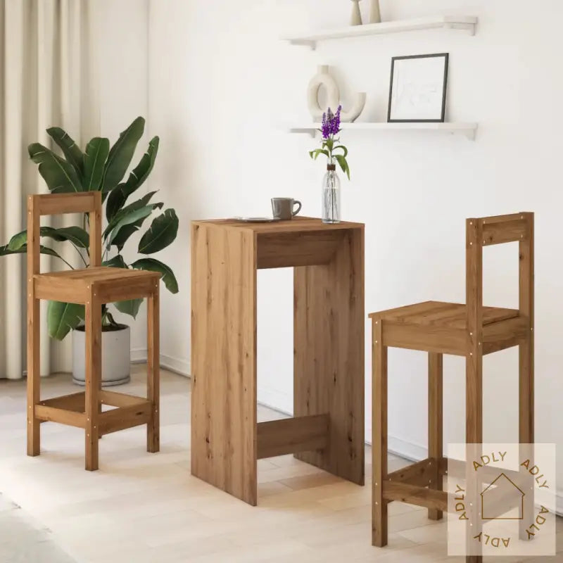 Barbord Artisan Eik 51X50X103,5 Cm Konstruert Tre