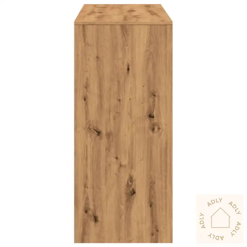 Barbord Med Hylle Artisan Eik 124X46X103,5 Cm Konstruert Tre