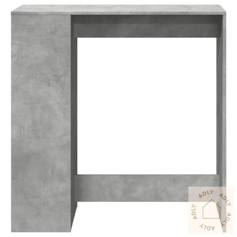 Barbord Med Stativer Betonggrå 101X40X103,5 Cm Konstruert Tre