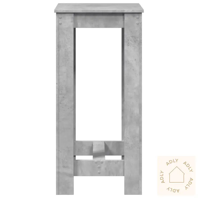 Barbord Betonggrå 51X50X103,5 Cm Konstruert Tre