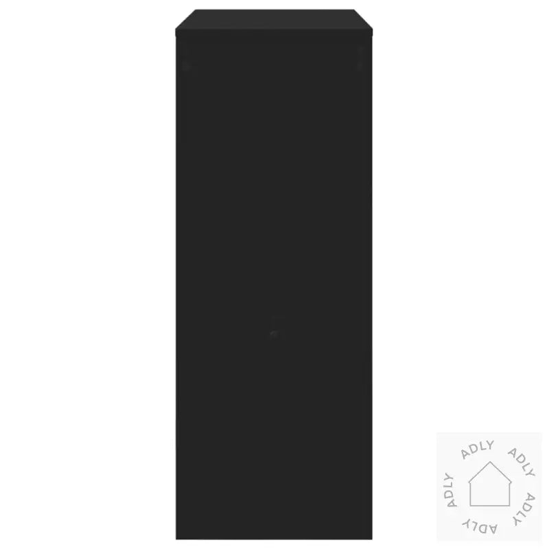 Barbord Med Stativer Svart 90X40X103,5 Cm Konstruert Tre