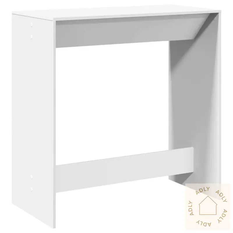 Barbord Hvit 102X50X103,5 Cm Konstruert Tre