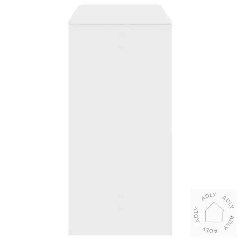 Barbord Hvit 102X50X103,5 Cm Konstruert Tre
