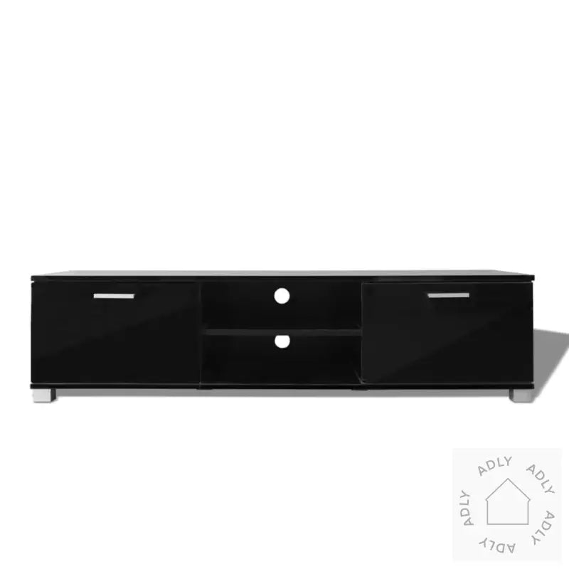 Tv-Benk Høyglans Svart 140X40,5X35 Cm