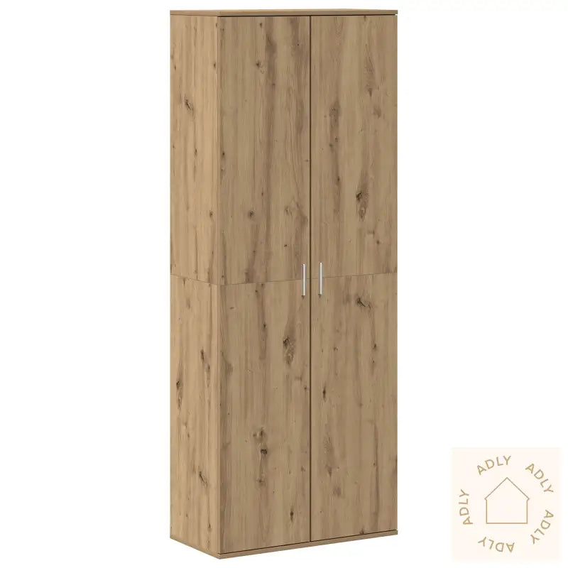 Høyskåp Kunstnerisk Eik 70X35X180 Cm Konstruert Tre