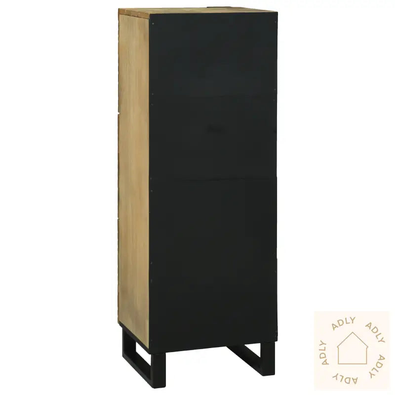 Høyskap 40X33.5X110 Cm Solid Mango Tre