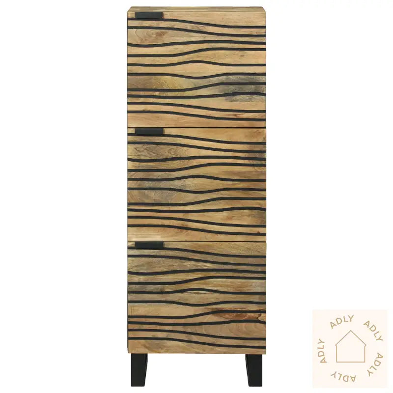 Høyskap 40X33.5X110 Cm Solid Mango Tre