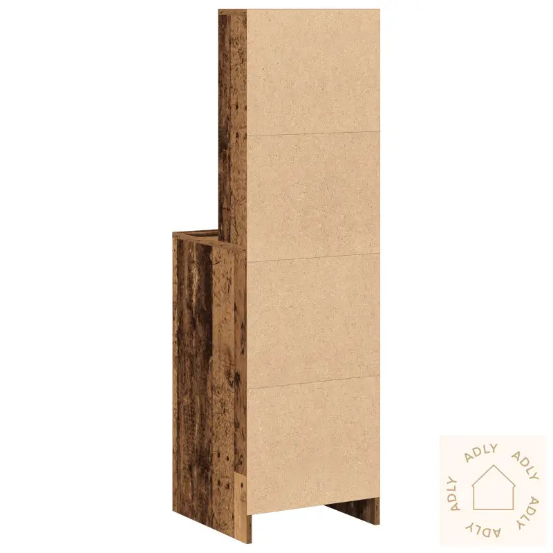 Høyt Skap Gammelt Tre 40X41X135 Cm