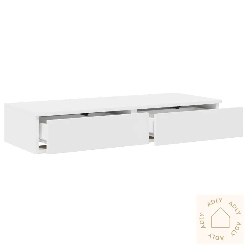 Sengeskuffer Hvit 100X36,5X16,5 Cm Laget Av Tre