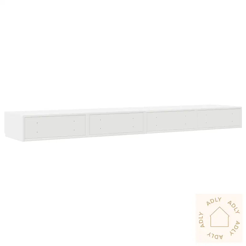 Sengeskuffer Hvit 200X36,5X16,5 Cm Konstruert Tre