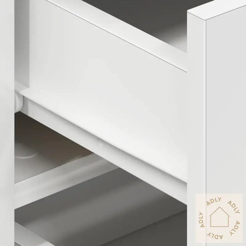 Hvit Sideboard Hvit Tre 120 X 36 X 69 Cm Oppbevaring