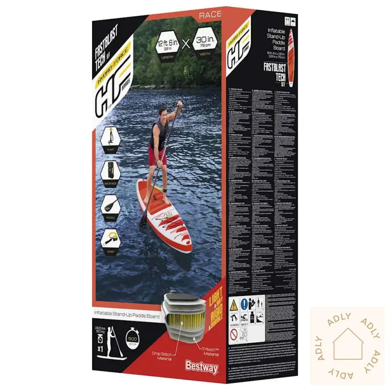 Bestway Oppblåsbart Sup-Sett Hydro-Force Fastblast Tech 381X76X15 Cm