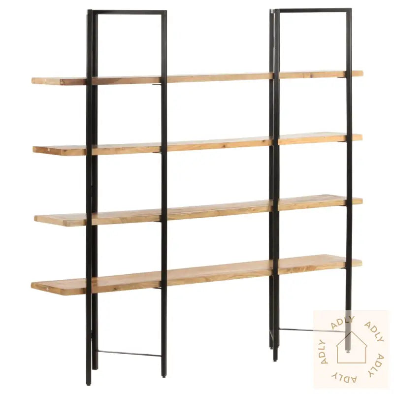 Bokhylle 4 Etasjer 160X35X160 Cm Heltre Mango