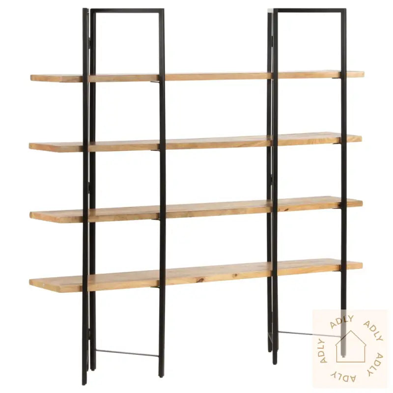 Bokhylle 4 Etasjer 160X35X160 Cm Heltre Mango