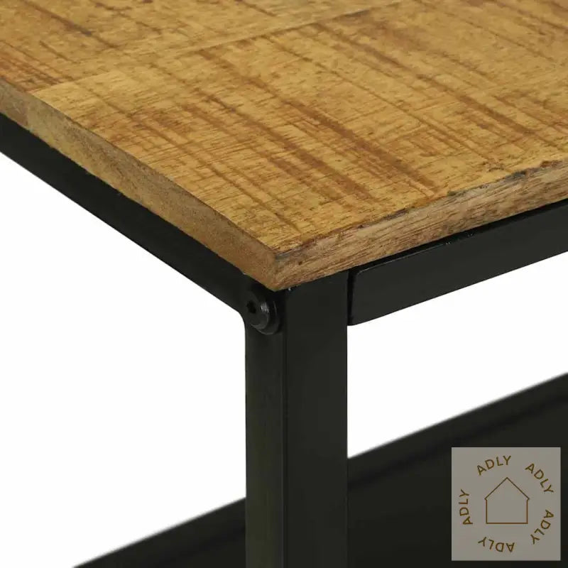 Bokhylle 70X35X110 Cm Solid Tre Grov Mango