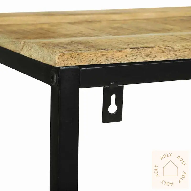 Bokhylle 70X35X110 Cm Solid Tre Grov Mango