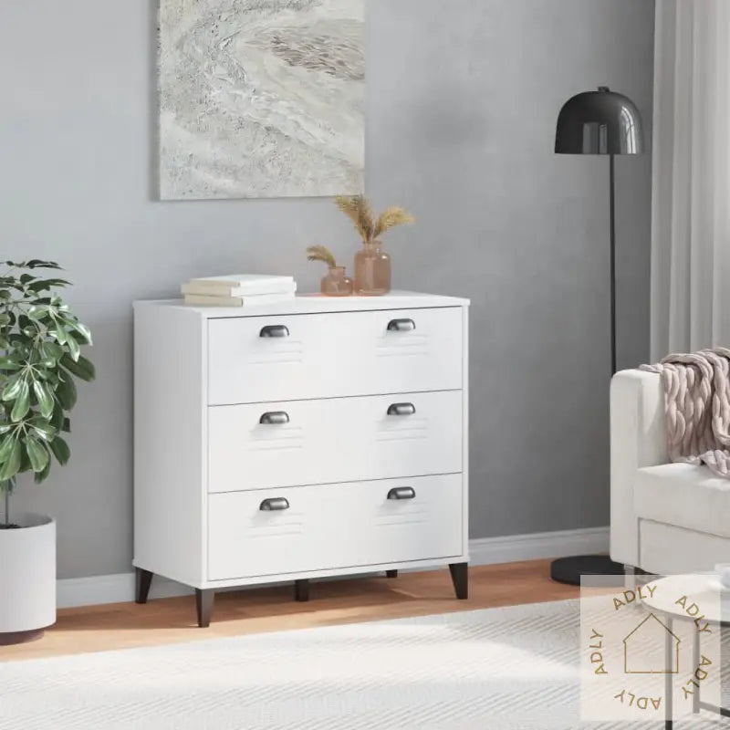 Kommode Viken Hvit Konstruert Tre