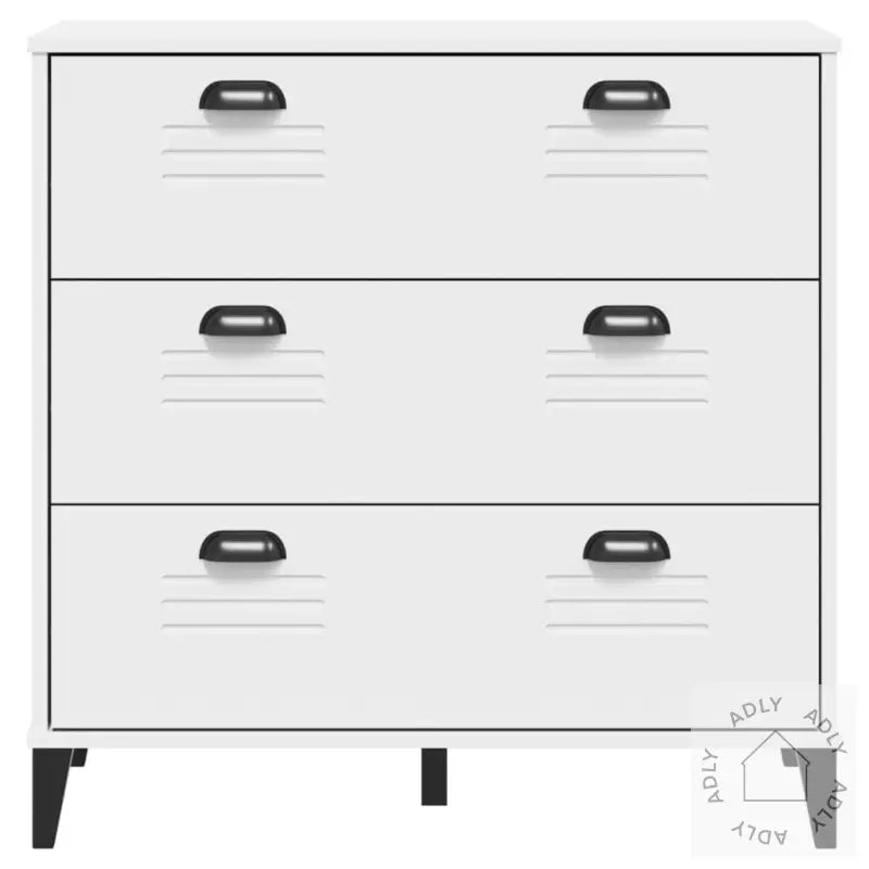 Kommode Viken Hvit Konstruert Tre