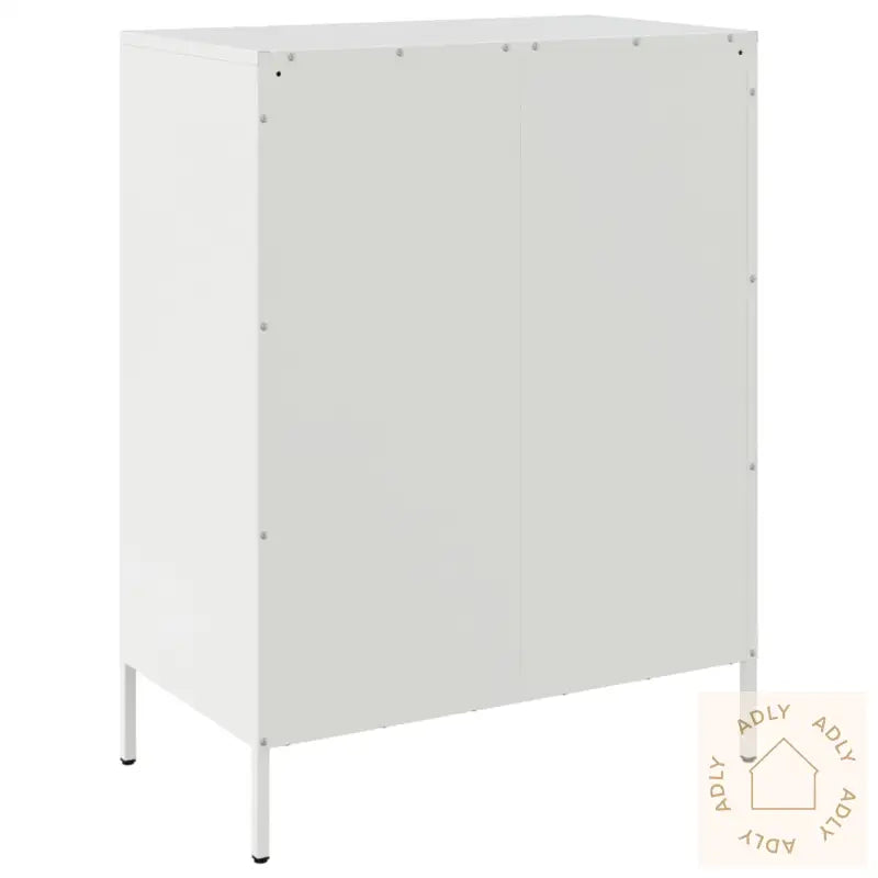 Skjenk Hvit 68X39X89 Cm Stål