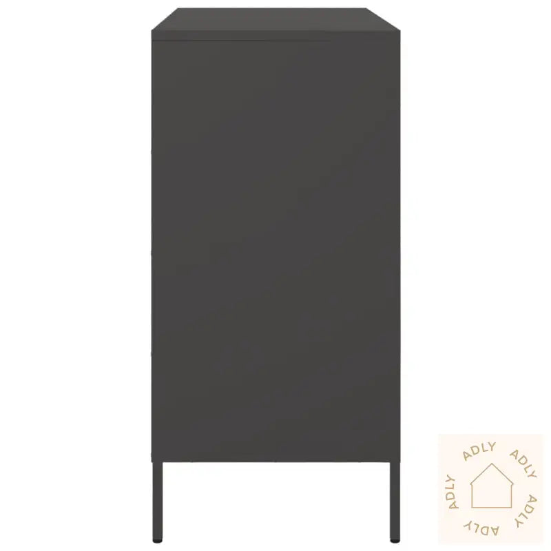 Skjenk Svart 68X39X79 Cm Stål