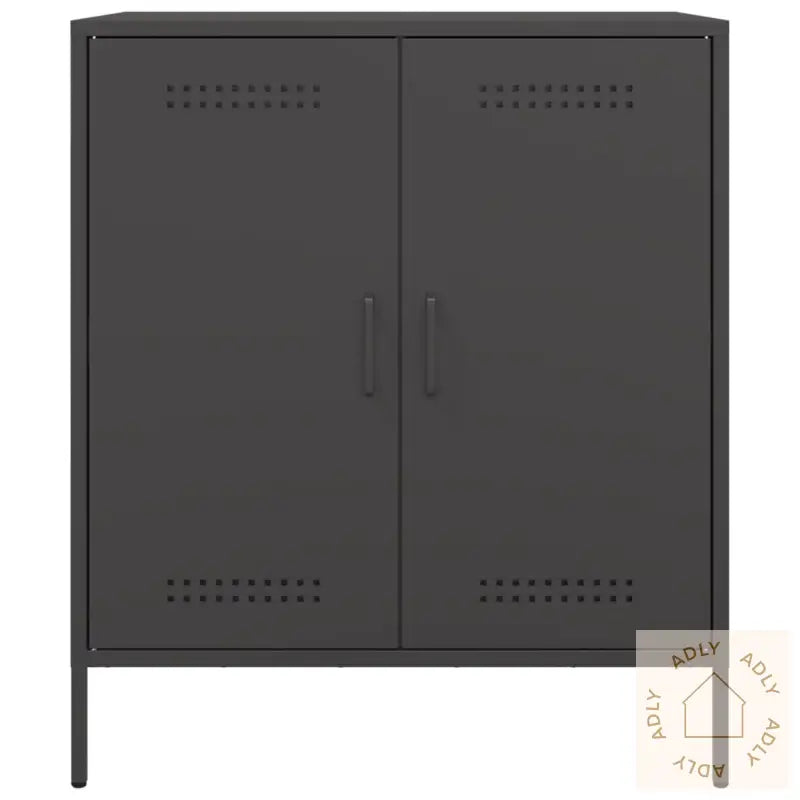 Skjenk Svart 68X39X79 Cm Stål